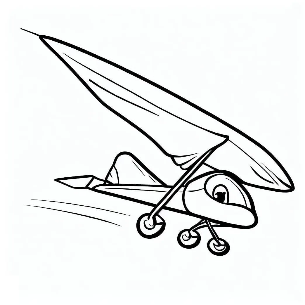 Print glider coloring page download, print or color online for free