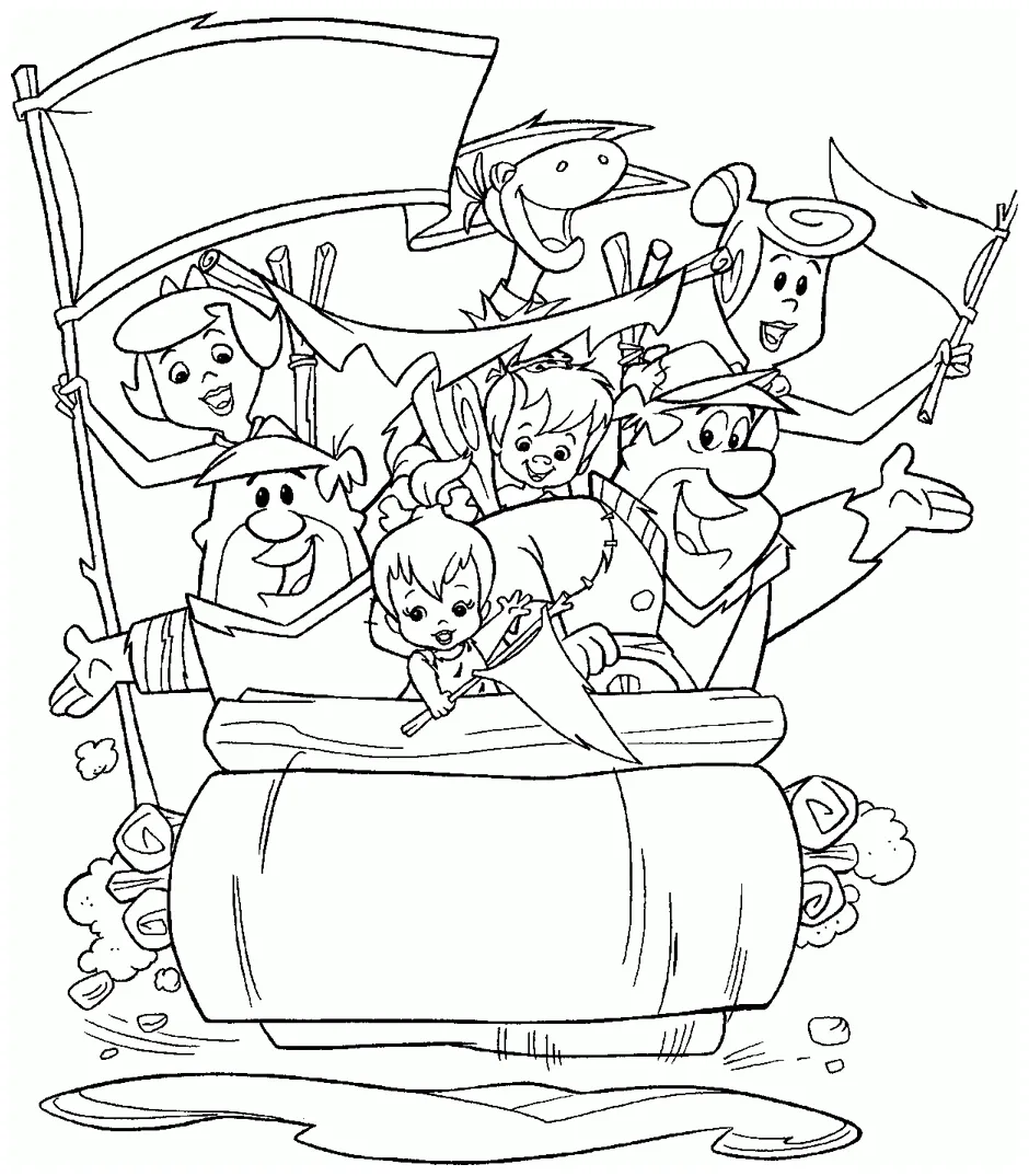 Hanna barbera coloring pages coloring home