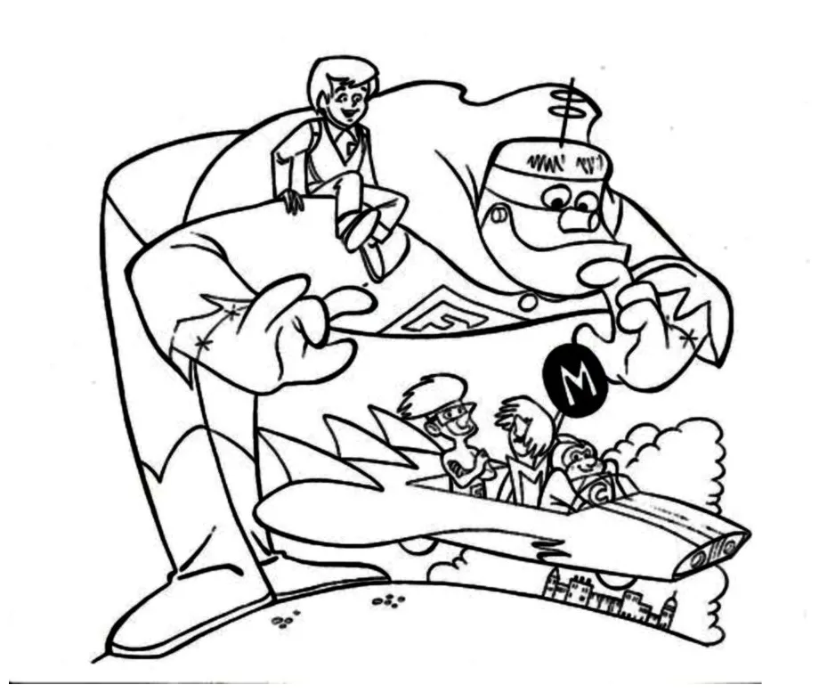 Hanna e barbera colorare