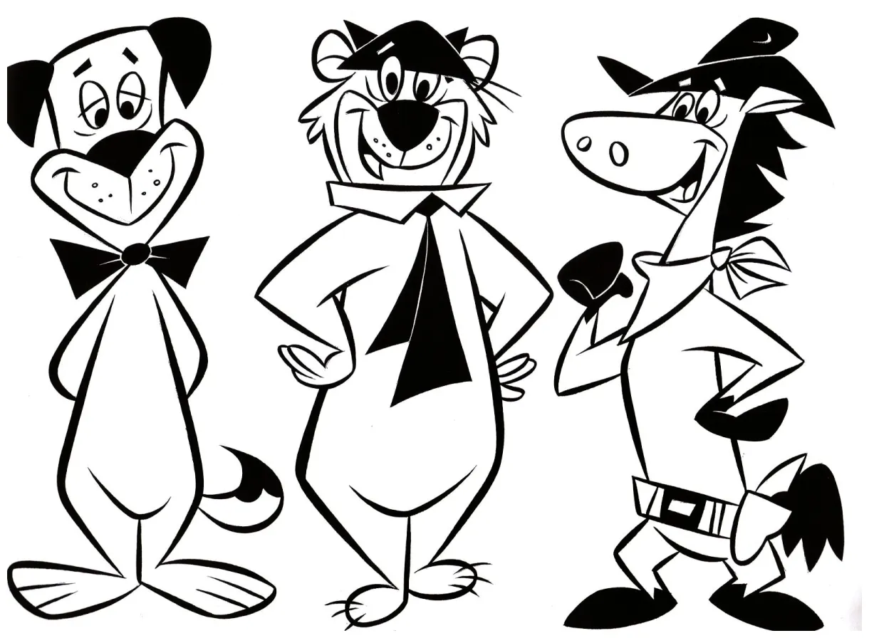 Hanna barbera coloring pages coloring pages