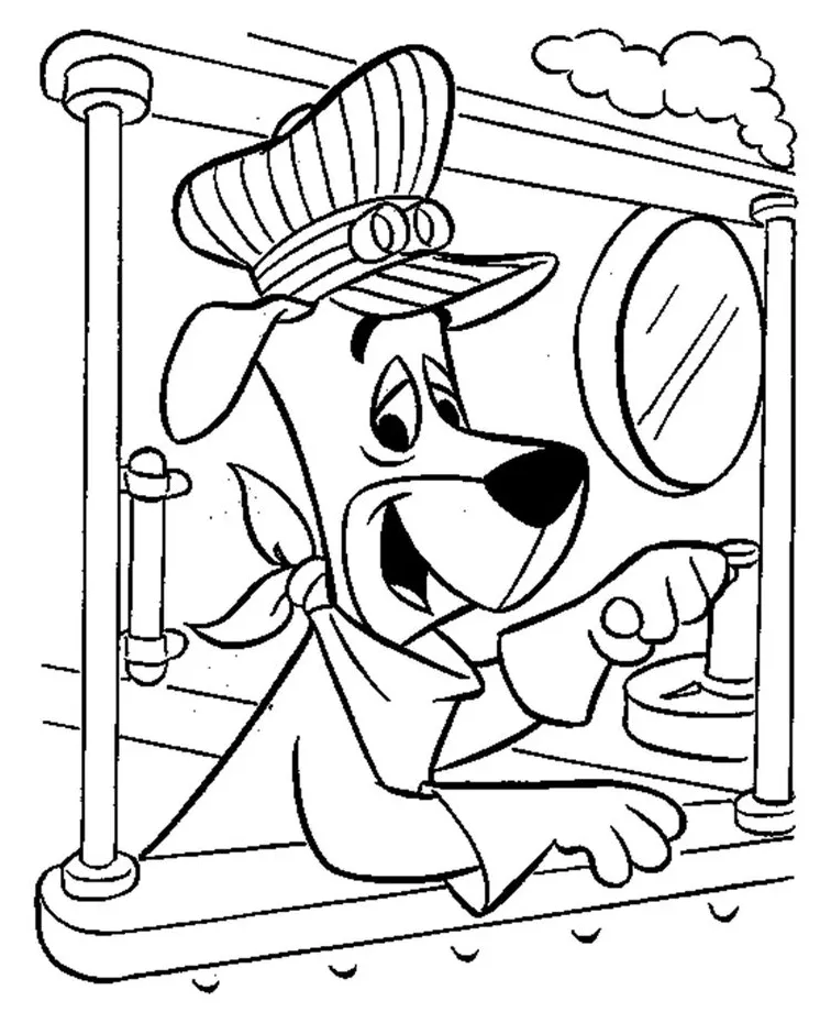 Hanna barbera coloring pages pdf coloring pages