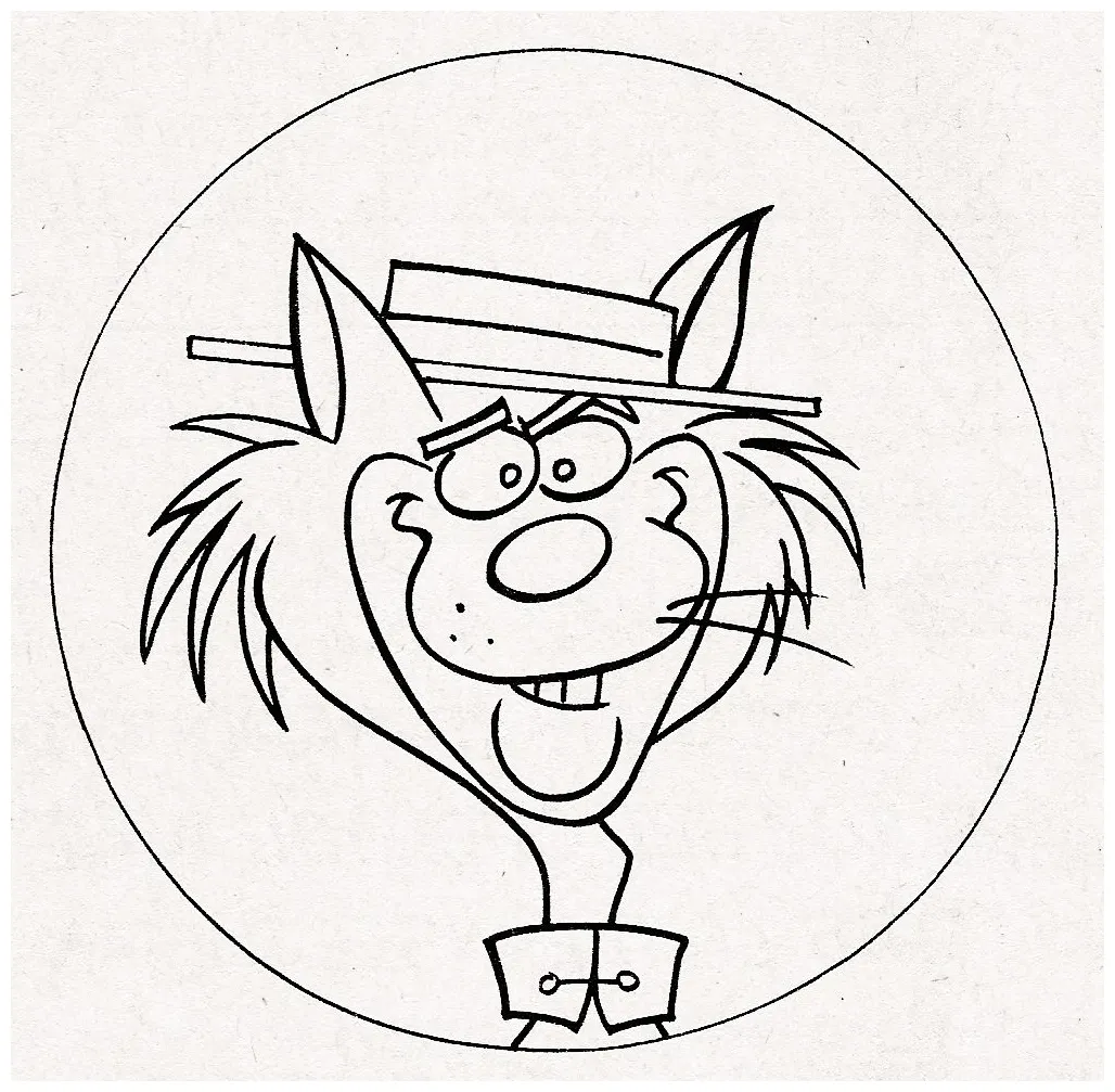 Vintage hanna barbera coloring book pages coloring pages