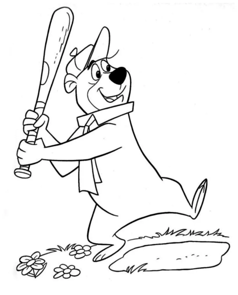 Hanna barbera coloring book pages coloring pages printable coloring page