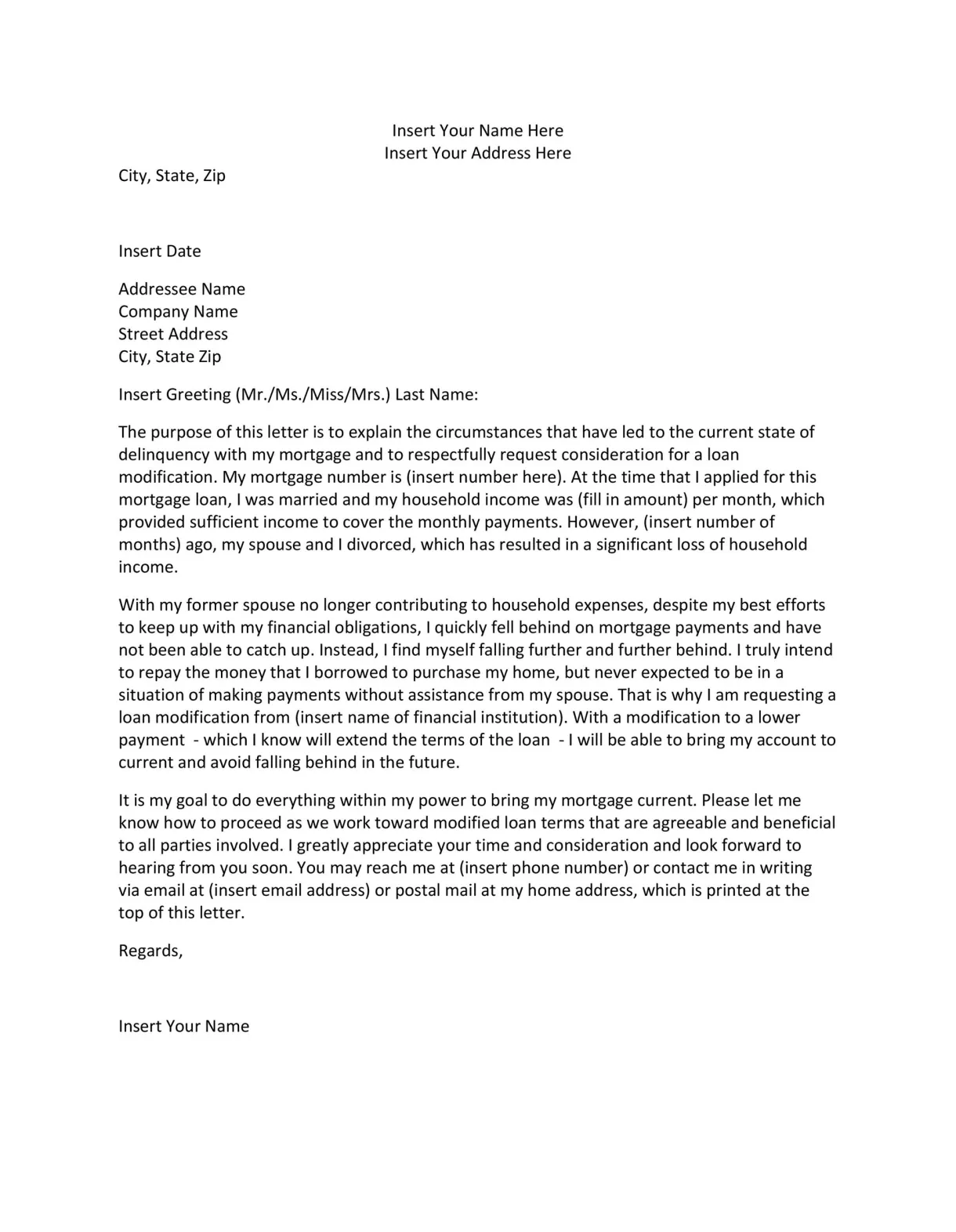 35 simple hardship letters financial, for mortgage, for immigration