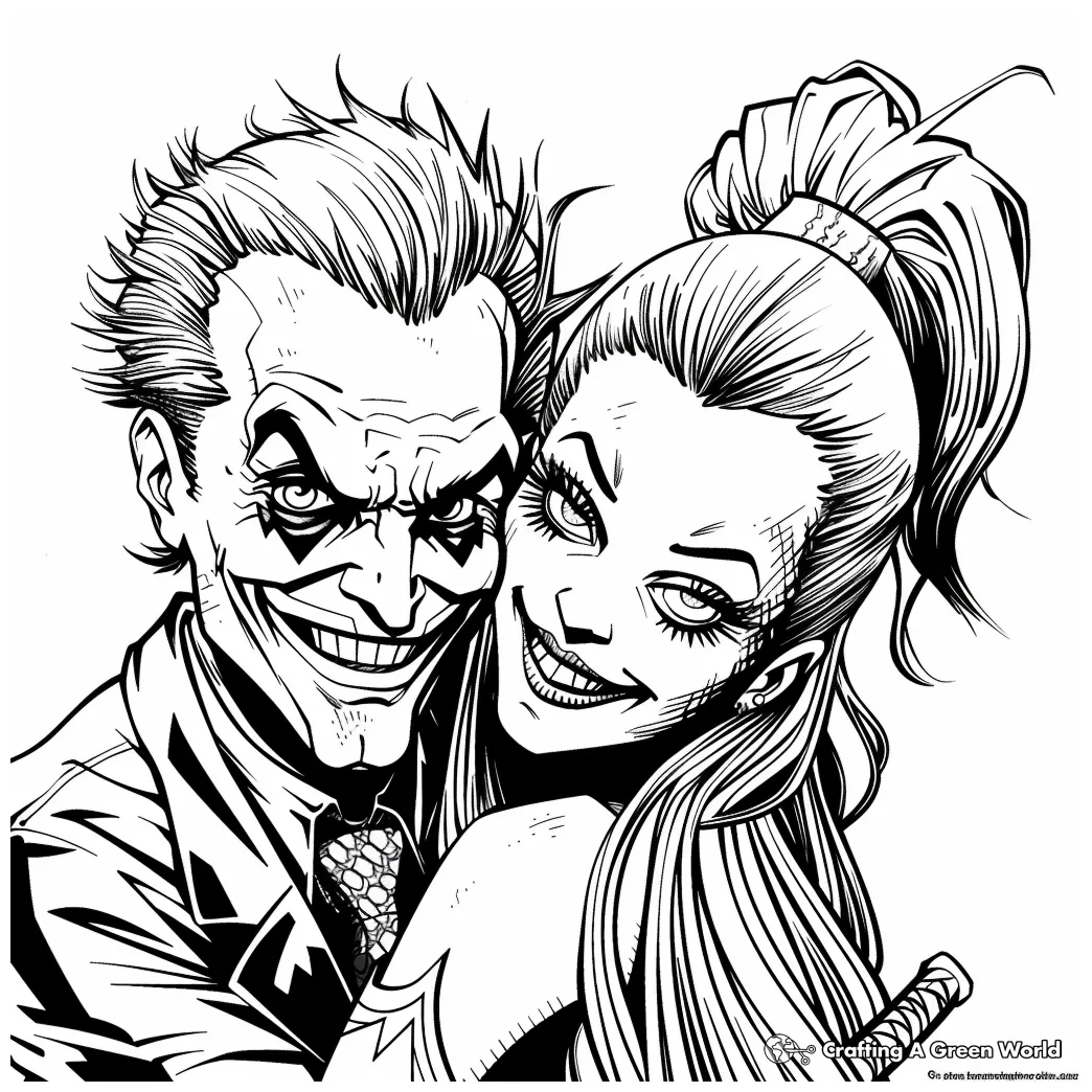 Harley quinn printable coloring pages [2025]