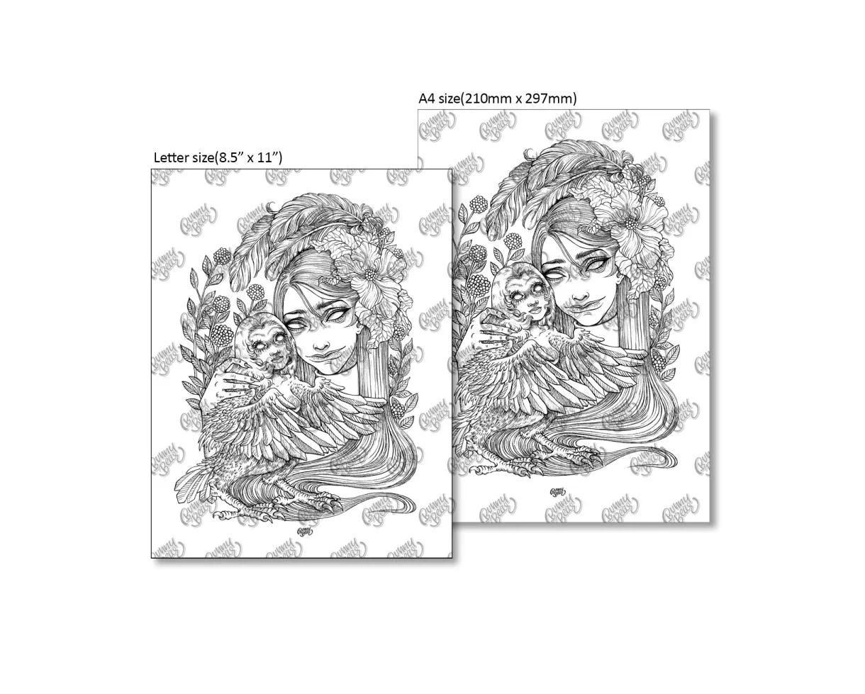 For adult letter and a4 size etsy