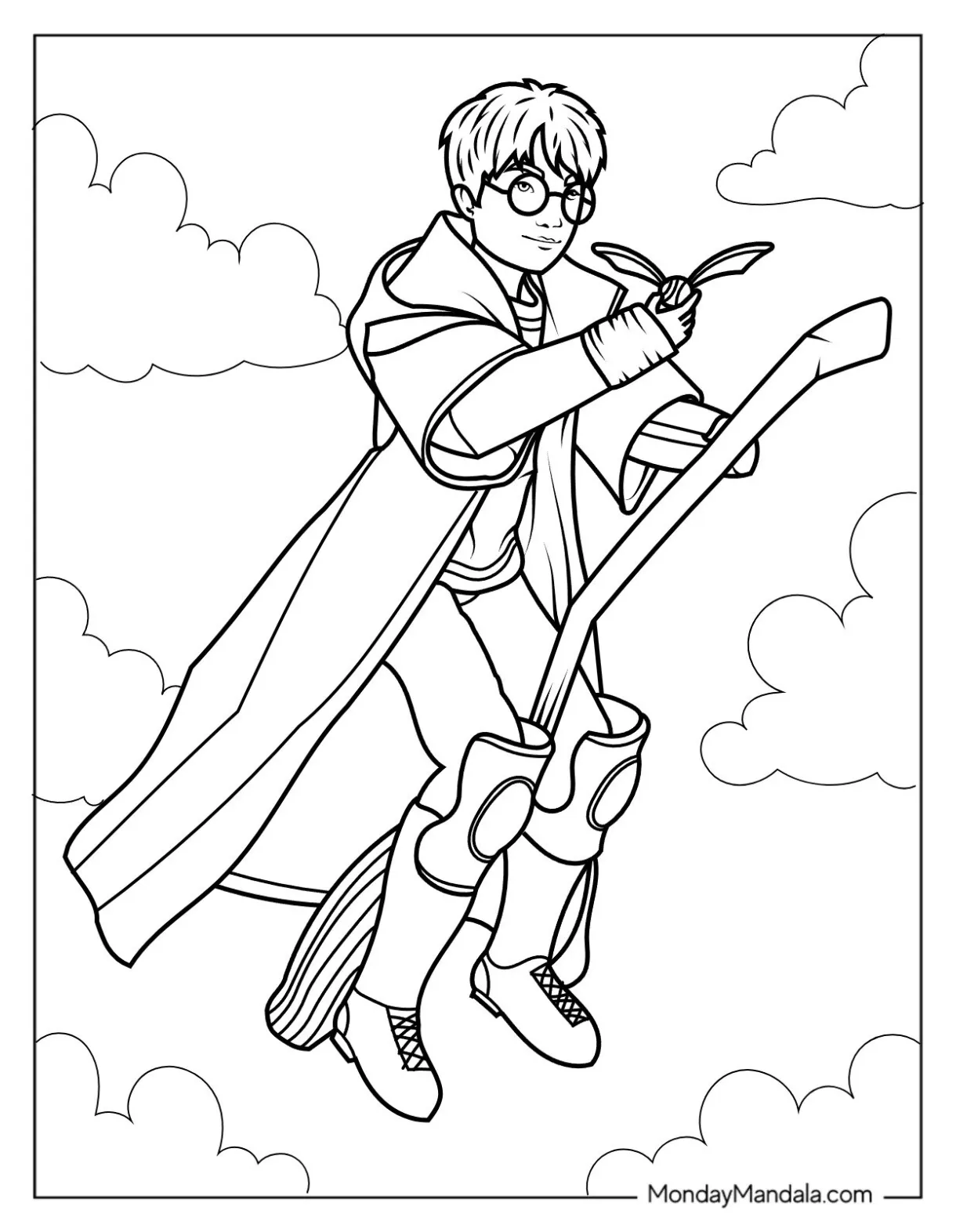 Harry potter coloring sheet printable free coloring sheet printables