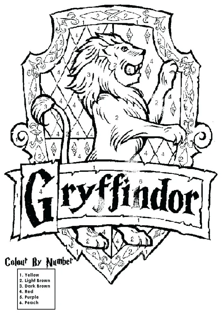 Harry potter house coloring pages at getcolorings free printable