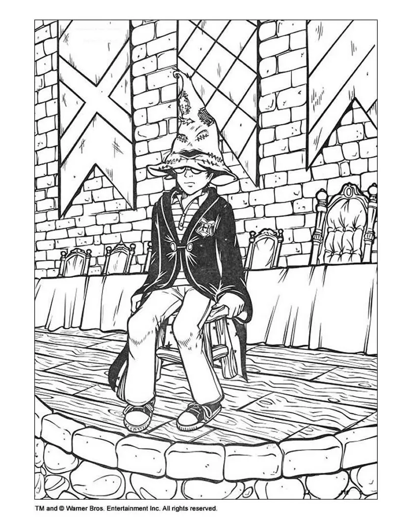 Harry potter coloring pages hellokids