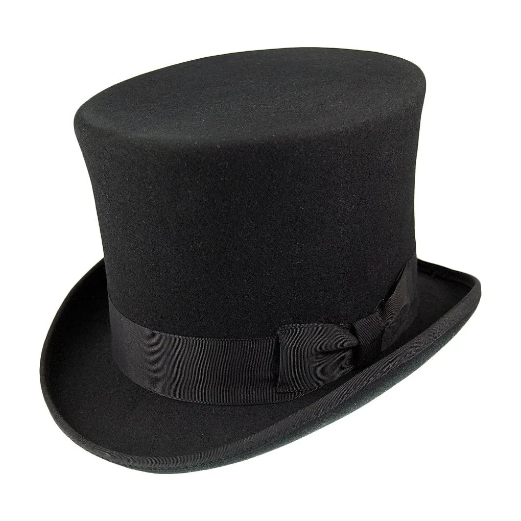 Hatte - Jaxon Victorian Top Hat (høj hat) (sort)