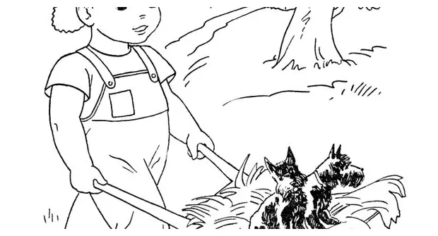 Hayride Coloring Sheet Coloring Pages