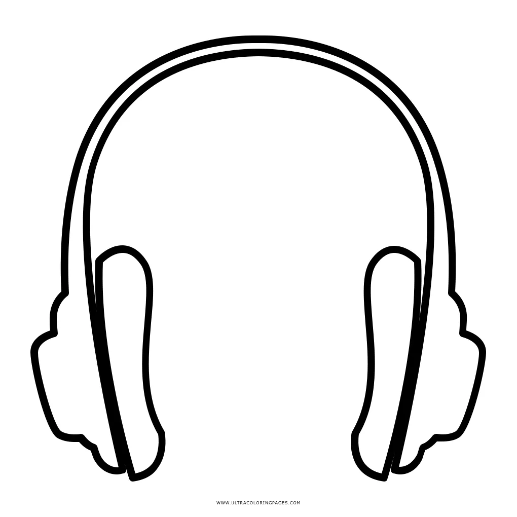 Headphones coloring coloring pages