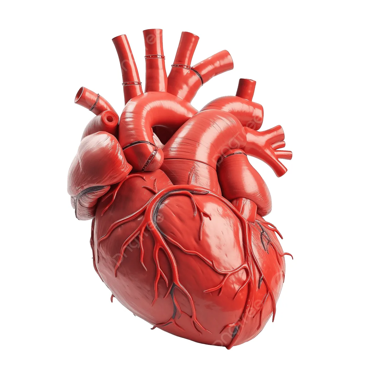 Anatomy of the human heart, heart, anatomy, cardiac png transparent