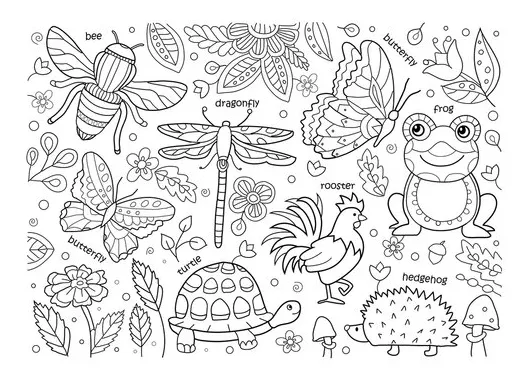 Hedgehog illustration coloring page s browse 2,384 s