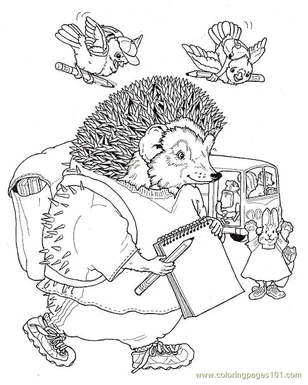 Hedgehog coloring pages coloring cool