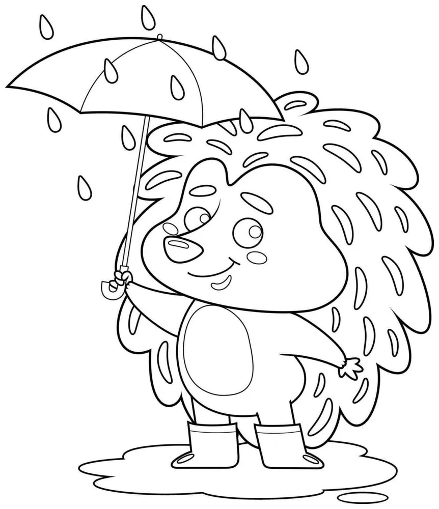 Page 2 hedgehog coloring page vector art, icons, and graphics for printable coloring page