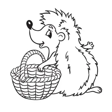 Hedgehog illustration coloring page s browse 2,384 s