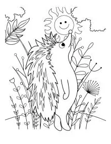 Colouring pages in hedgehog canada printable coloring page