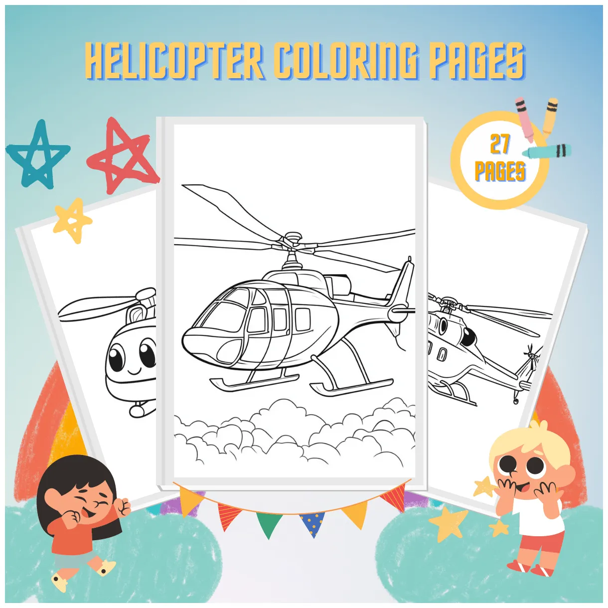 28 Helicopter Coloring Pages: Free Printable Fun For Kids!