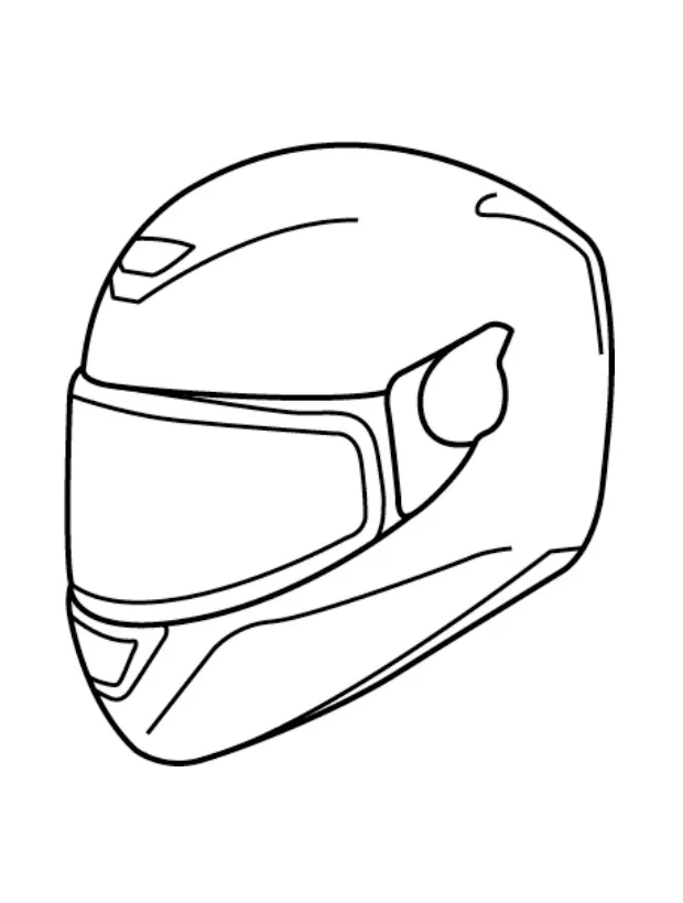 Motorcycle funny coloring pages