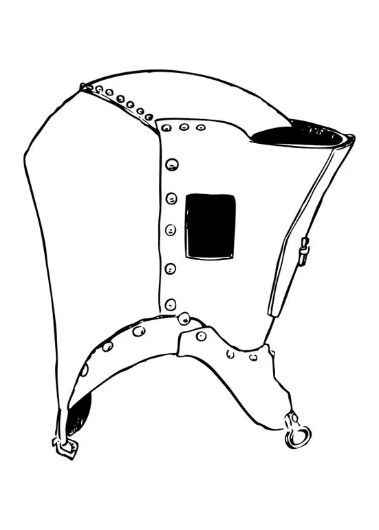 Coloring page helmet free printables img 10232