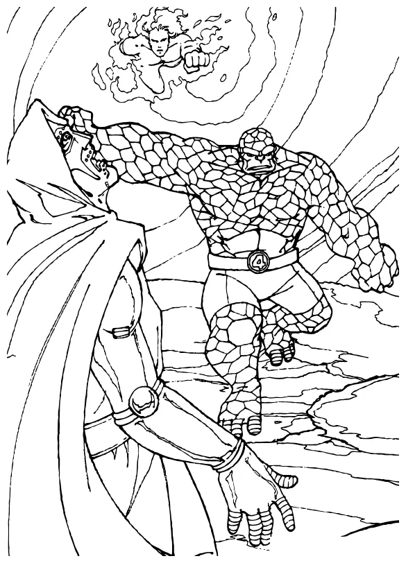Action hero coloring pages