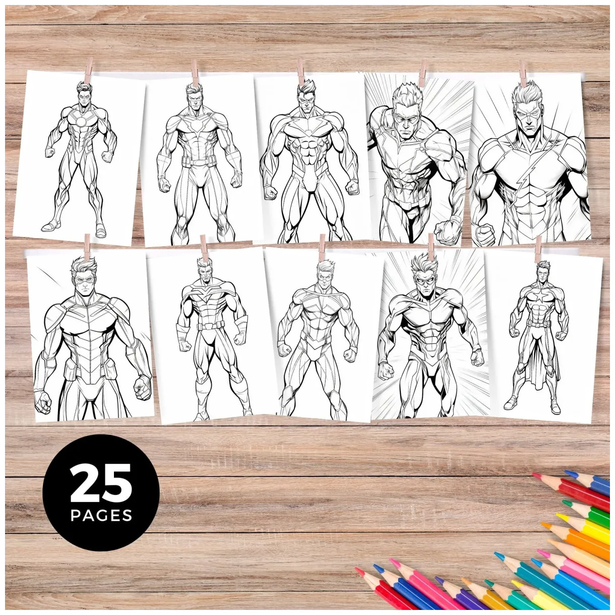 Hero printable coloring pages simple coloring pages kids coloring page