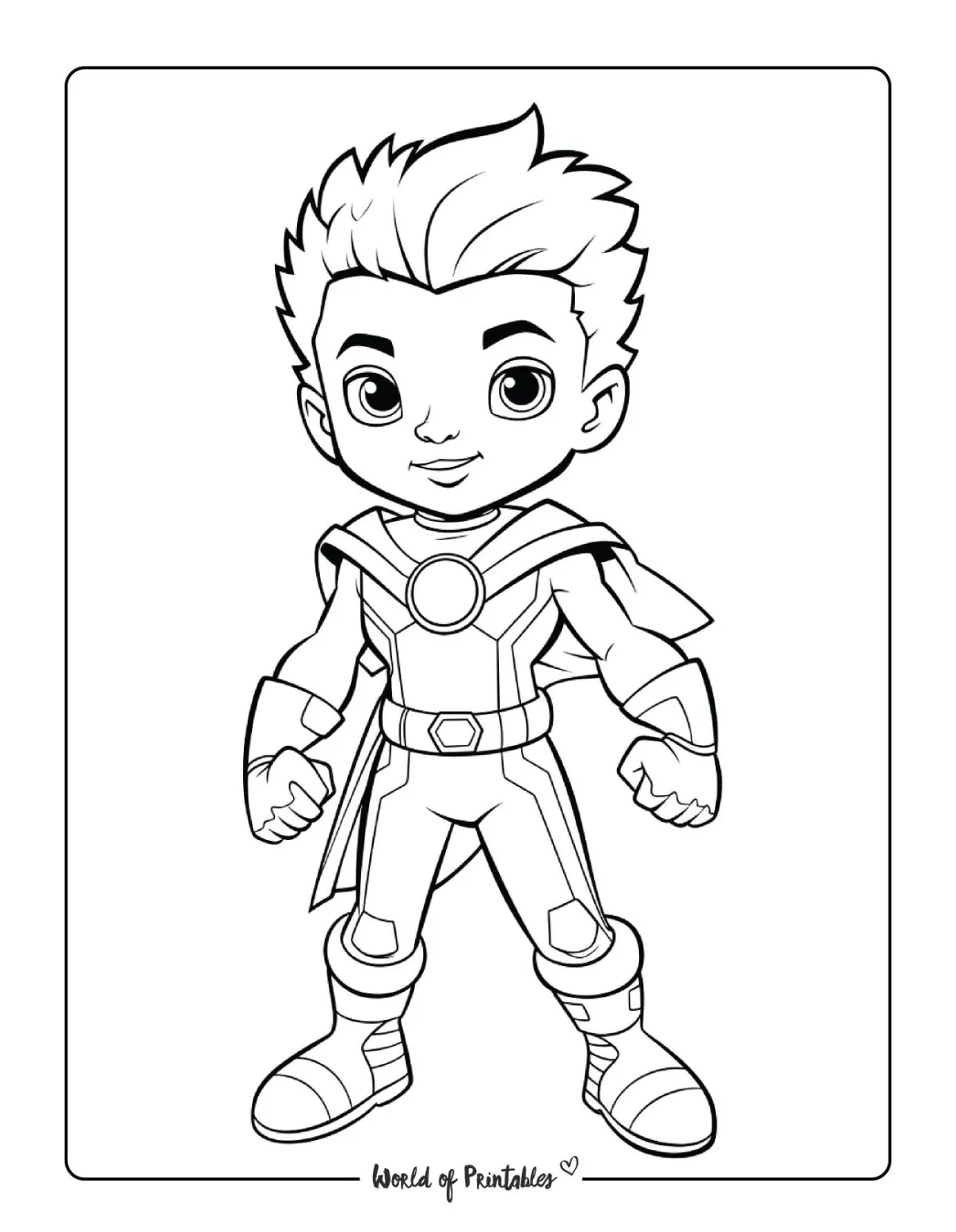 Hero coloring pages world of printables