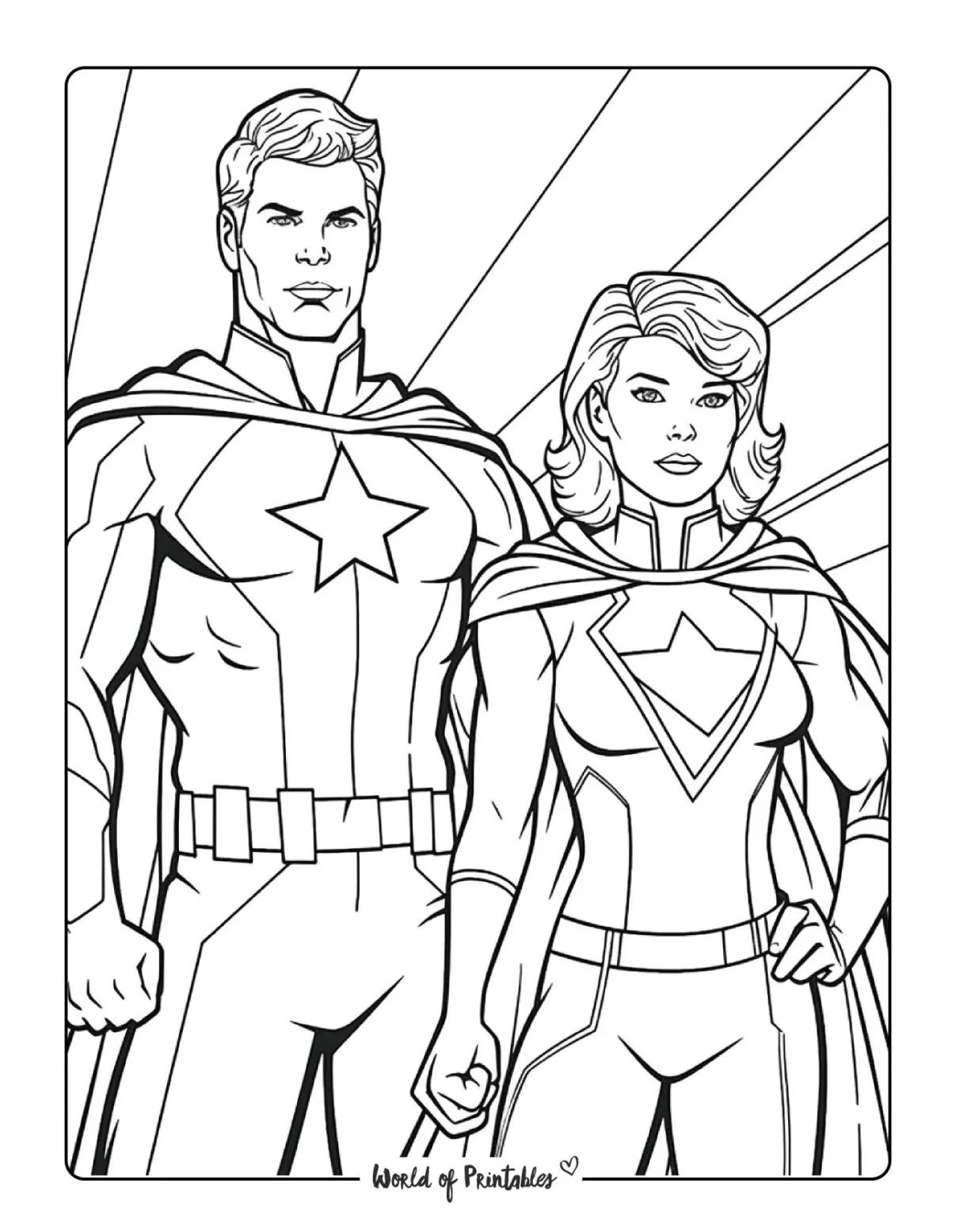 Hero coloring pages world of printables
