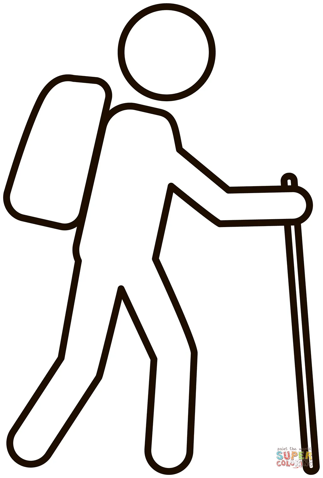 Hiking Coloring Pages [2025]