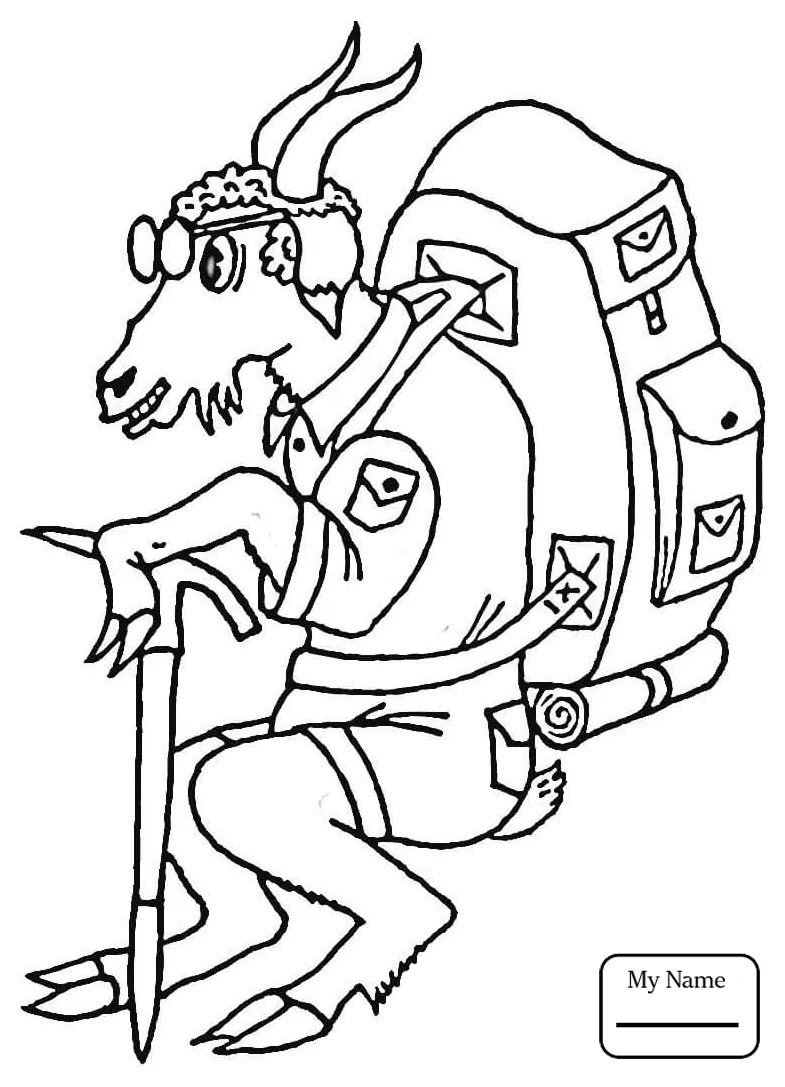 Hiking Coloring Pages at GetColorings.com | Free printable colorings