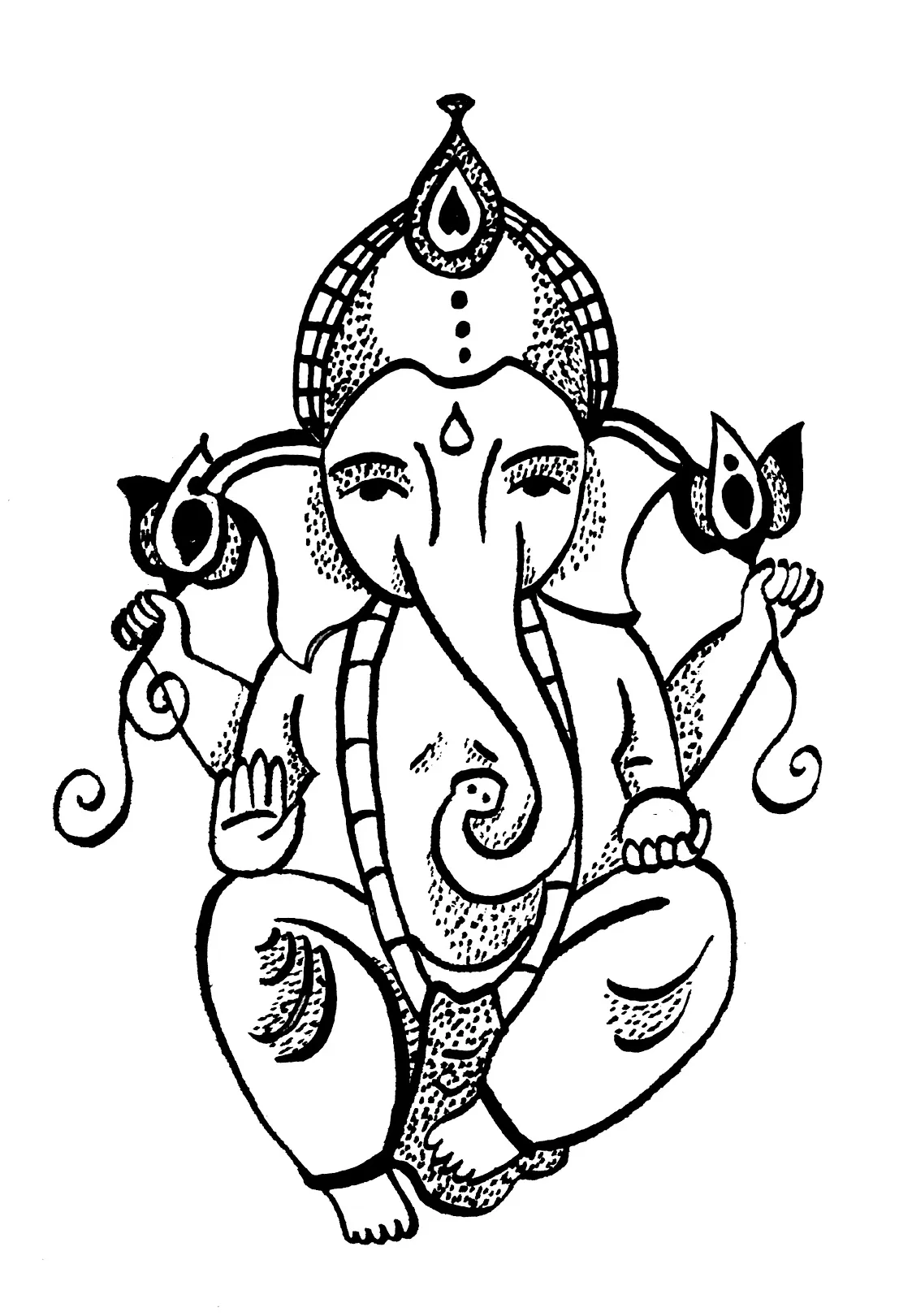 Hindu gods and goddesses coloring pages coloring pages