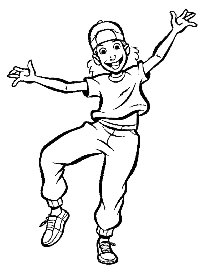 Hip hop coloring pages coloringlib