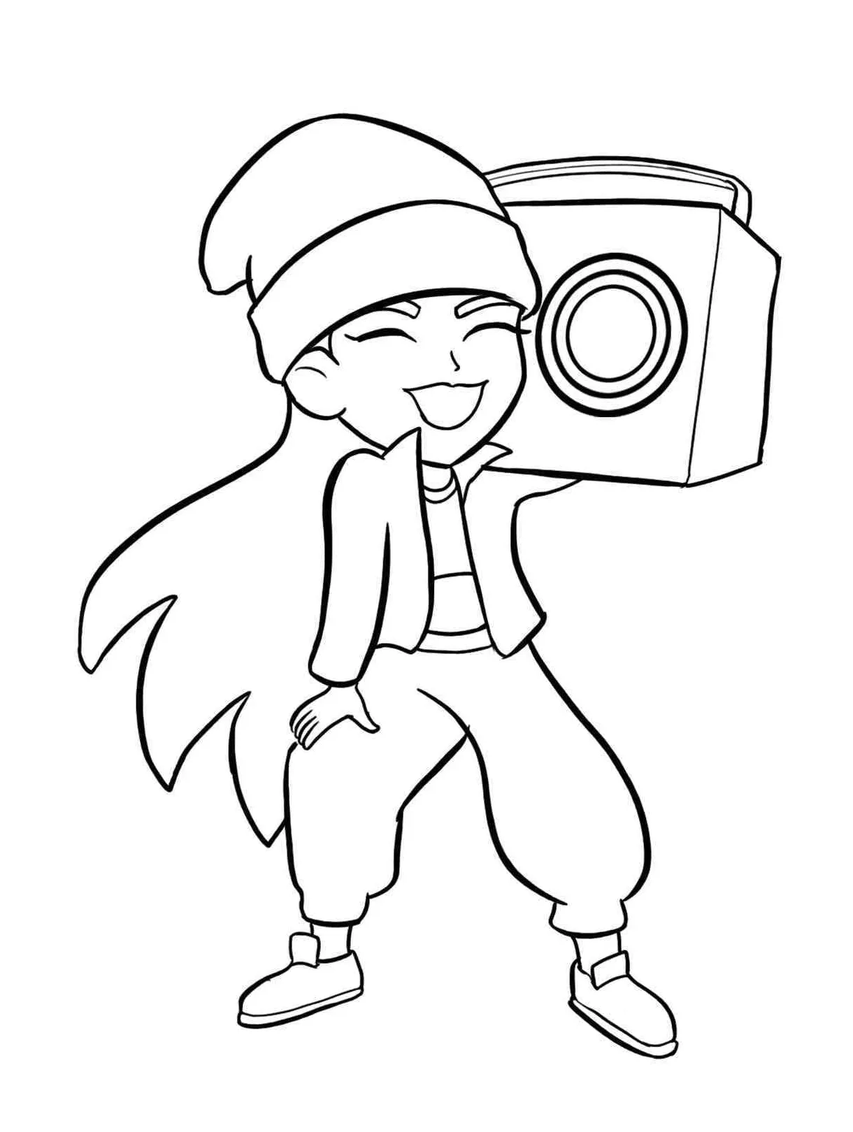 Hip hop coloring pages coloringlib