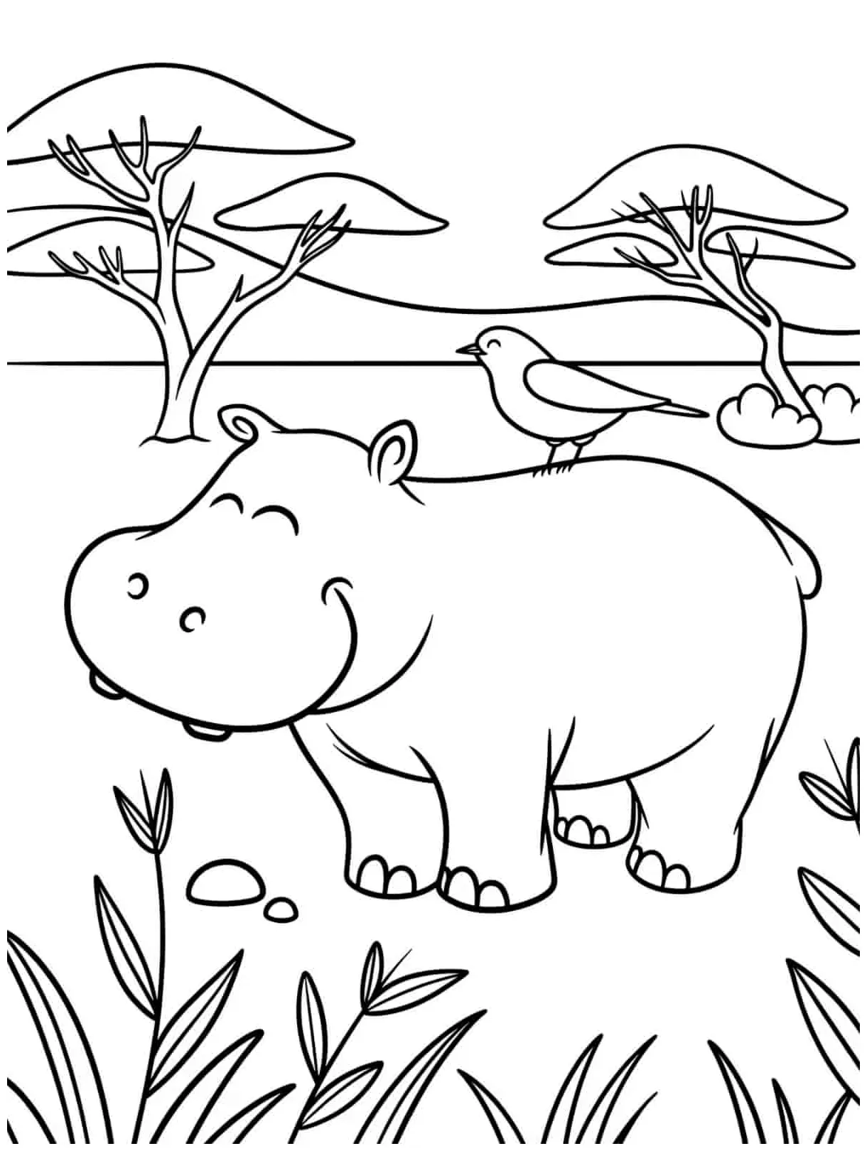 27+ free pdf hippo coloring pages 🦛🎨 coloringpagesforkids