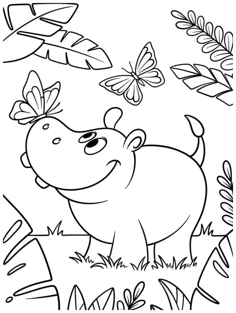 27+ free pdf hippo coloring pages 🦛🎨 coloringpagesforkids