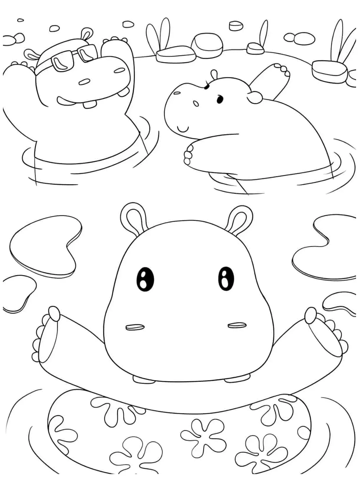 27+ free pdf hippo coloring pages 🦛🎨 coloringpagesforkids