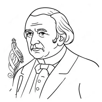 Famous historical figures coloring page coloring-pages