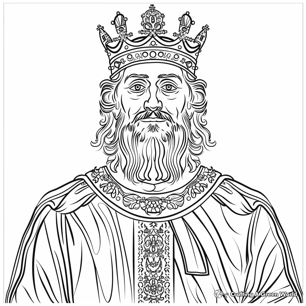 King coloring page