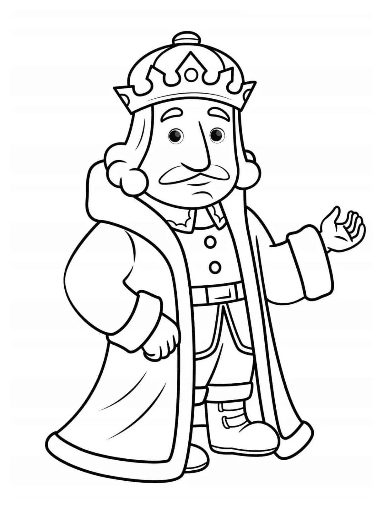 King Free Printable coloring page - Download, Print or Color Online for