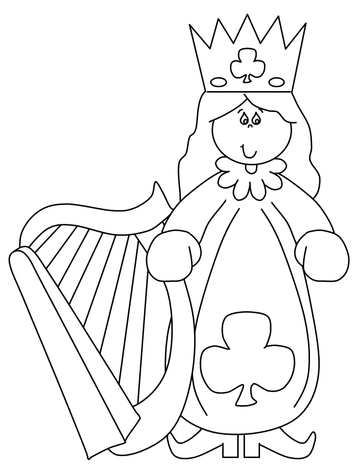 Free Queen Coloring Page, Download Free Queen Coloring Page png images