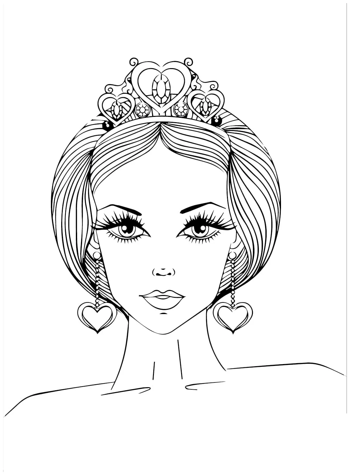 Queen coloring pages - ColoringLib