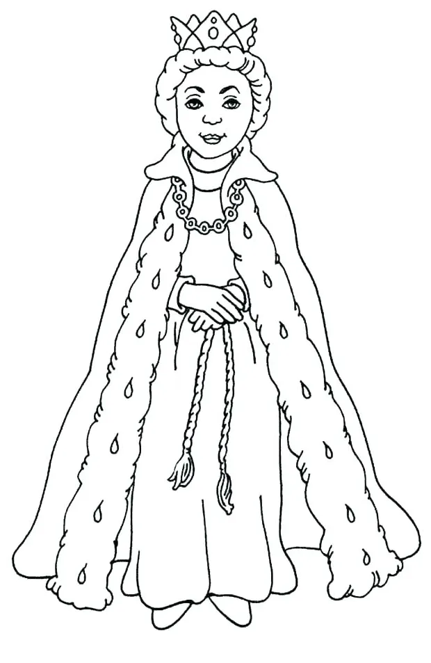 Queen Coloring Pages at GetColorings.com | Free printable colorings