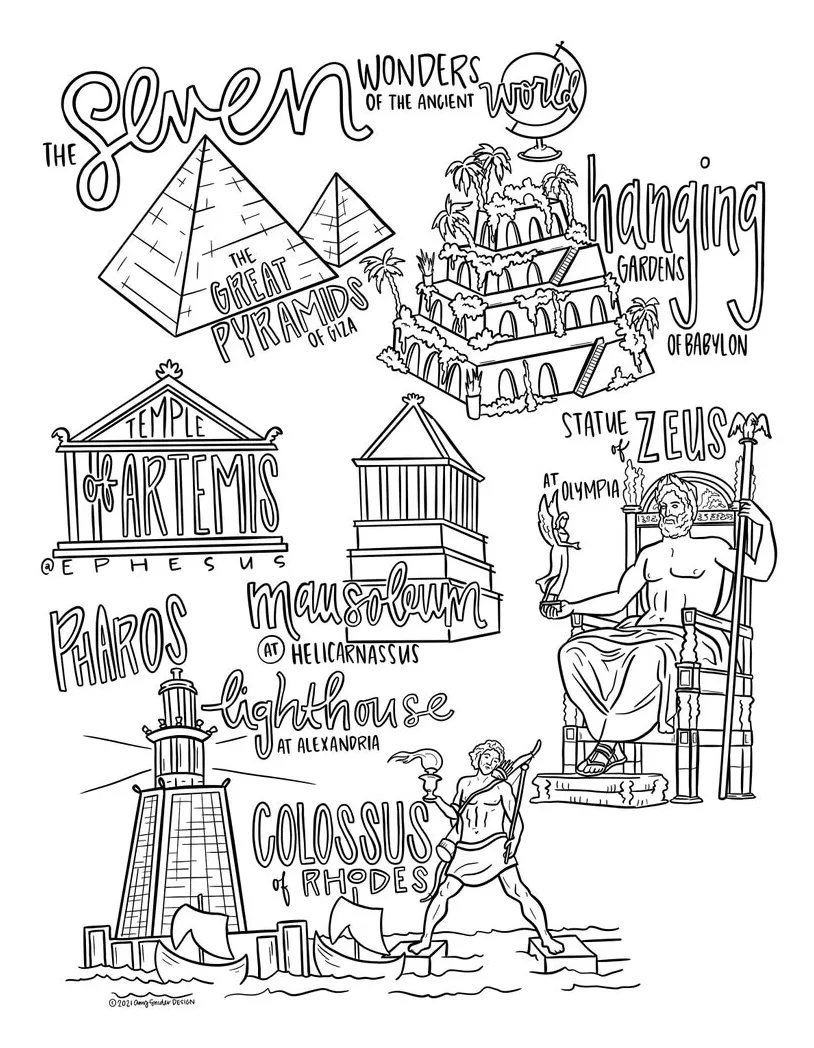 History coloring sheets artofit