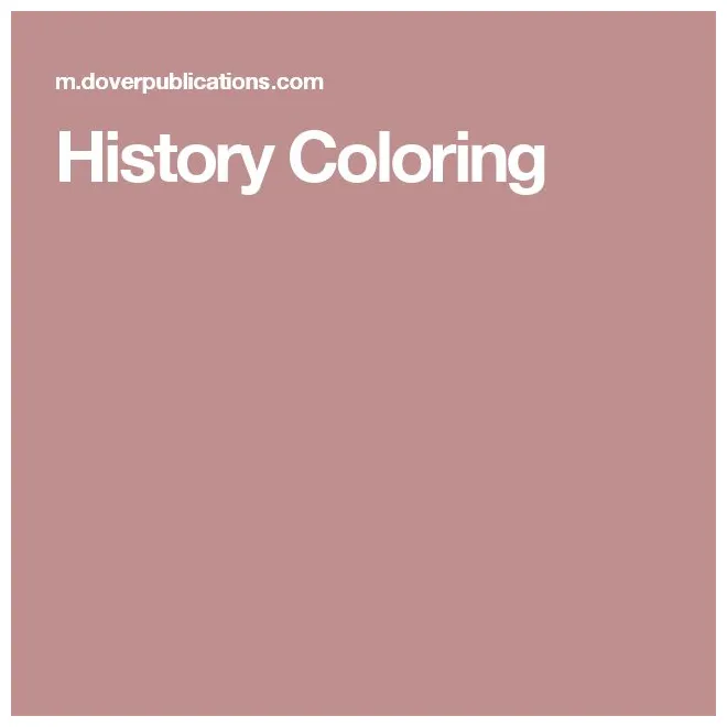 History Coloring | History, Color, Coloring books