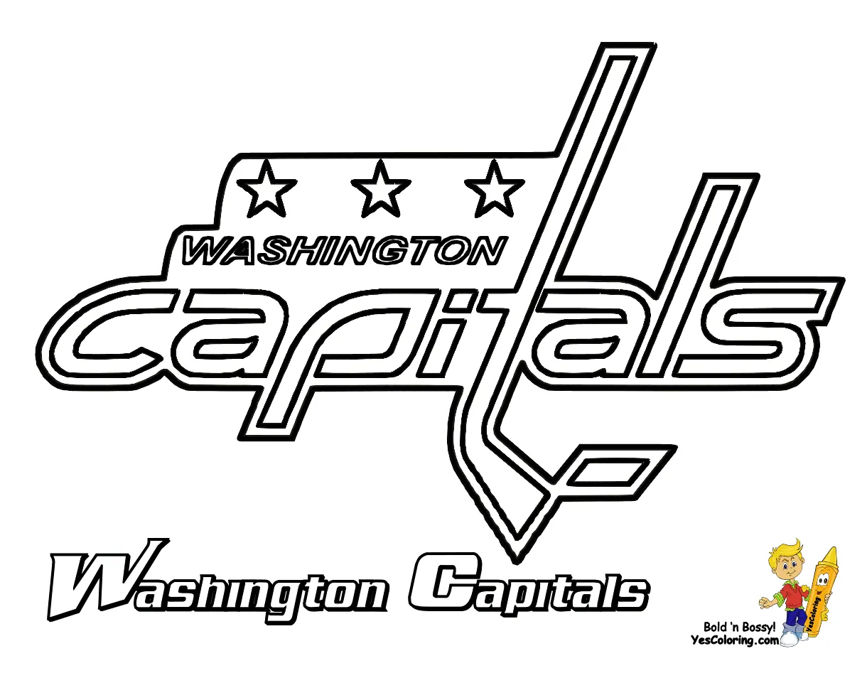 Hockey coloring pages & books 100% free and printable!