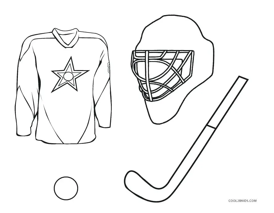 Hockey stick coloring page at getcolorings free printable printable coloring page