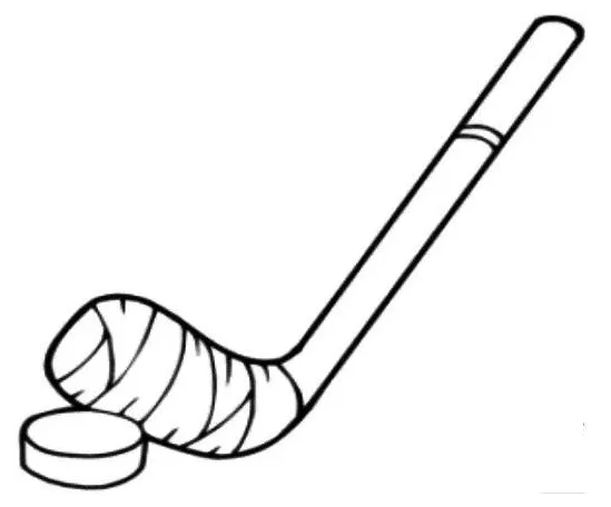 Hockey stick coloring page at getcolorings free printable printable coloring page