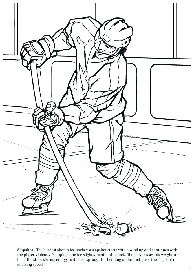 Hockey stick coloring page at getcolorings free printable