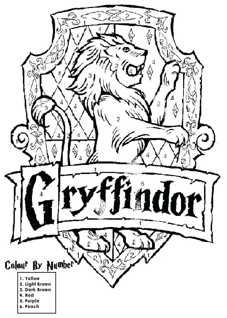 Hogwarts houses coloring pages at getcolorings free printable
